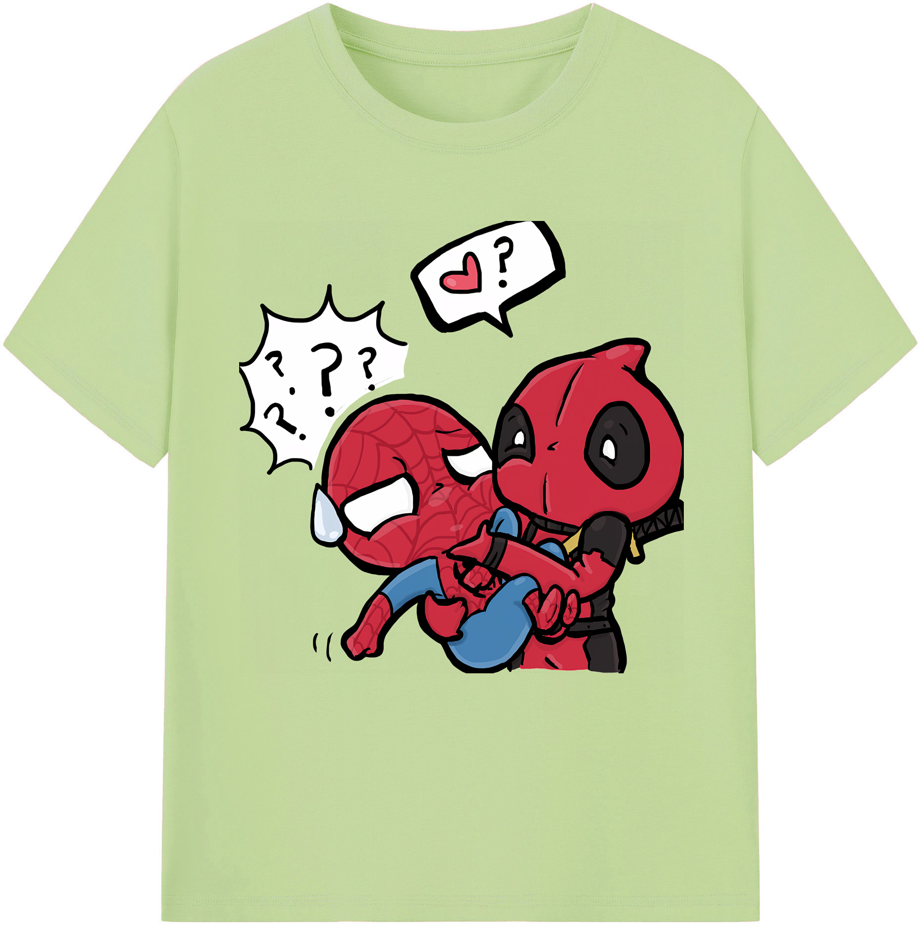 （画像用） Deadpool デッドプール 綿100％半袖Tシャツ（フロントプリント）